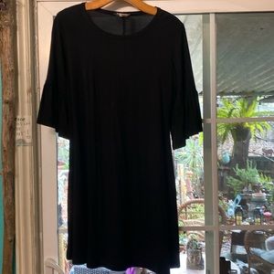 Black buttery soft tunic/dress small